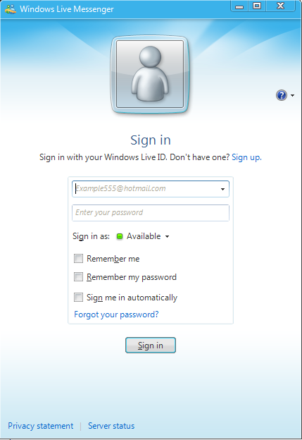 In msn login Hotmail and